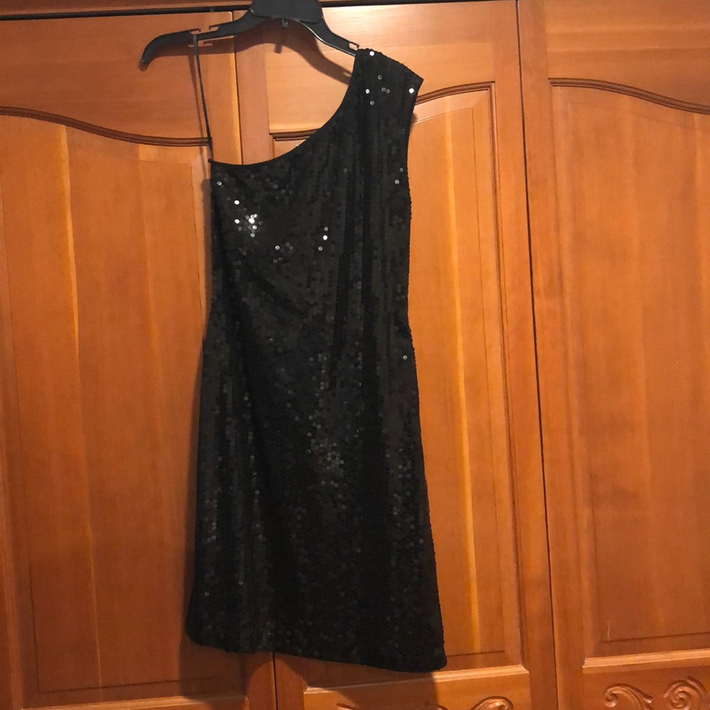 Club Monaco Womens Black Sequin Dress - Size M